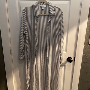 Black and White duster